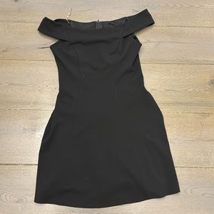 Size 5/6 off the shoulder black teeze me dress